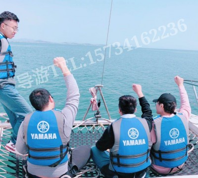 美麗離礁島新上大帆船，海邊重新修建 ，適合旅游度假的最佳選擇！
