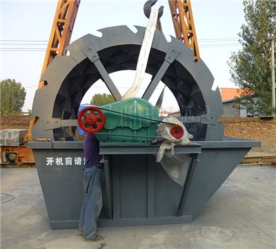 有效輪斗洗砂機_水輪洗沙設備_雙輪式砂石料篩分清洗機