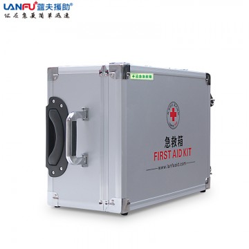 "藍夫LF-12023企業安全應急急救箱 拉桿箱 大號"